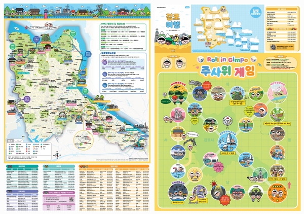 김포 체험형 관광안내지도 관광객·주민 호응
