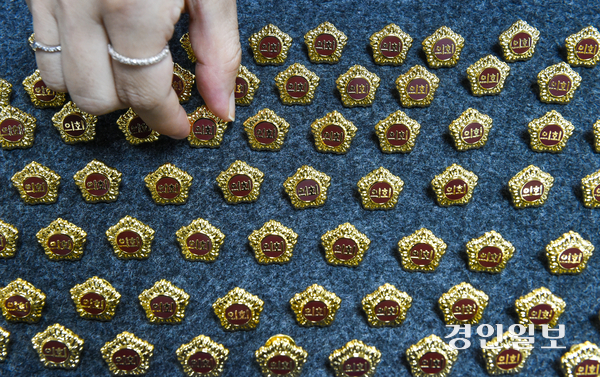 경기도가 31개 시·군으로부터 받은 2023년 특조금 배분 사업 집행 점검 내역에 따르면 지난해 12월 31일 기준 특조금 미집행률은 10.9%(4천297억9천300만원 중 집행잔액 469억1천400만원)다. 사진은 의원들에게 배부된 배지. /경인일보DB