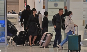 [포토] 무사히 귀국한 중동 관광객