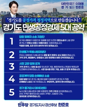 한준호, “경기도에서 가격 담합 잡겠다”…‘민생공정경제 5대 공약’ 발표