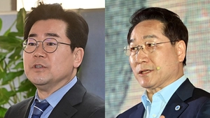 박찬대 ‘광폭 스킨십’ 유정복 ‘현직 프리미엄’… 인천시장 양강 선거운동은