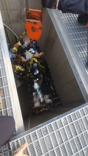 하남시 한국전력 공사 현장서 50대 남성 부상