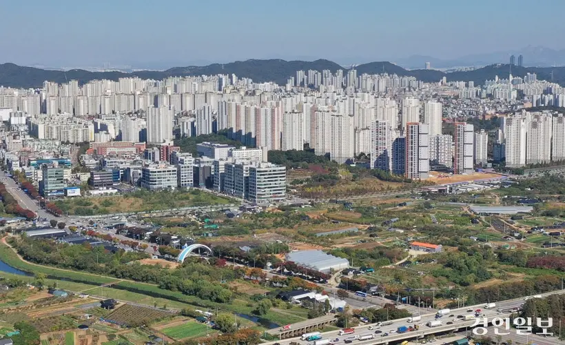 인천 남동구·연수구·미추홀구에 미니 신도시급 택지개발이 예정된 구월2지구 전경. /경인일보DB