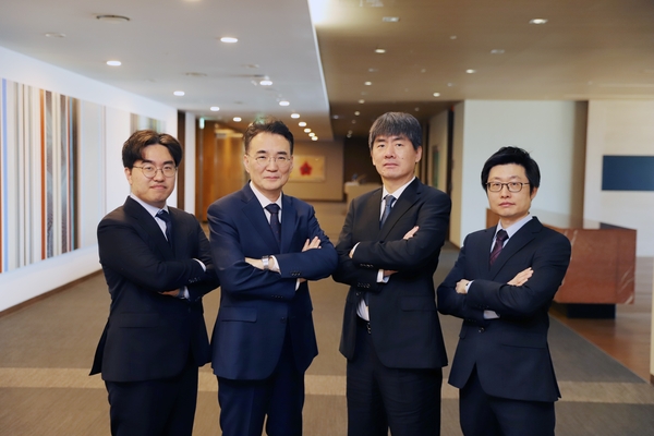 가천대학교 AI·AX 분야 교수진. 사진 왼쪽부터 정일채·이원준·이정훈·김태찬 교수. /가천대학교 제공