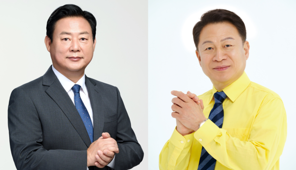 신동화(왼)·안승남(오) 예비후보가 11일 더불어민주당 구리시장 결선 후보로 결정됐다. /사진 각 후보 제공