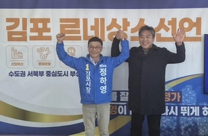 민주당 김포시장 경선, 배우·노총 등 잇단 지지 선언에 판세 ‘요동’