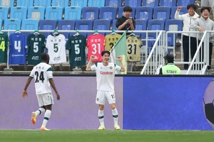김포FC, 우승후보 수원삼성에 첫패배 안겨