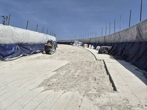 김포 한강시네폴리스 진입도로 ‘부실시공’ 의혹