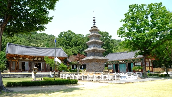 칠곡군 동명면 송림사 석탑. /칠곡군 제공