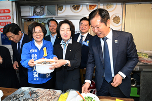 [영상+] 정청래 “경기도는 미애로 합의봐” 추미애 “원팀으로 함께 승리”