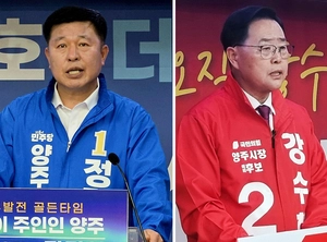 양주시장 선거 정덕영·강수현 후보 본격 선거전 돌입
