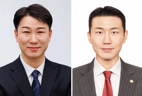 군포시 라선거구 정해동(민), 박상현(국) 당선자. /경기도선거관리위원회 제공