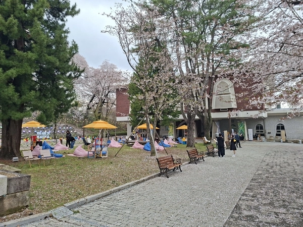 충남역사박물관 외부에서는 종종 시민들을 대상으로 한 프로그램도 열린다. /충남도 제공
