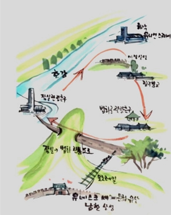 하남시 관광벨트 조성 계획도. /교산 신도시 원주민 재정착위 제공