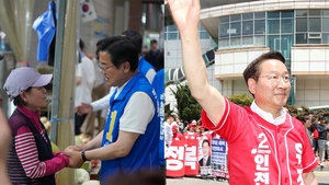 인천시장 후보들 ‘D-2’ 조용한 선거운동… 장외전은 여전히 치열