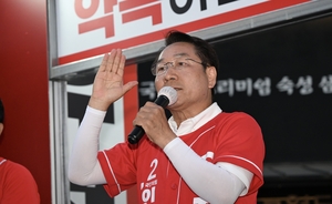 유정복 “대한민국 놀라게 할 결과물 만들겠다”… 구월로데오거리 피날레 유세