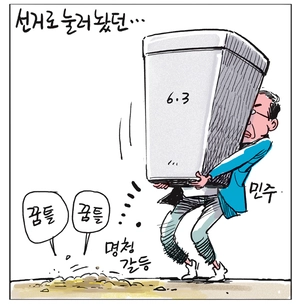[경인만평] 선거로 눌러놨던…