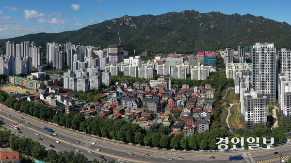 과천시 별양단독주택구역 일대 전경. /과천시 제공