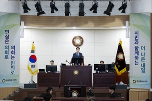 화성시의회, 제9대 마지막 임시회 개회… 39건 안건 심의