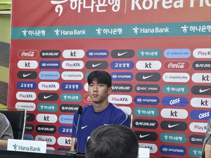 남아공전 앞둔 이한범 “무조건 이긴다는 생각뿐” [이영선 특파원의 올라가자 코리아]