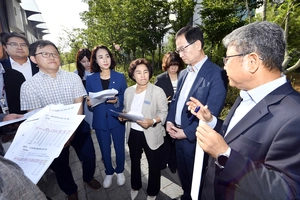김포시장직 인수위, 통학버스·침수 취약지 현장 점검