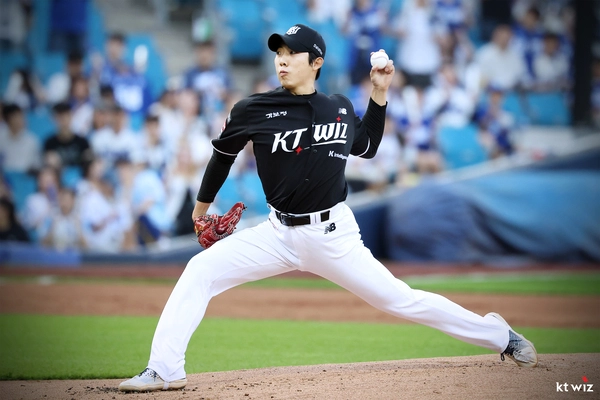 오늘처럼만 던진다면 아시안게임 국가대표로 나갈 자격이 충분하다. 2026.6.26 /kt wiz 제공