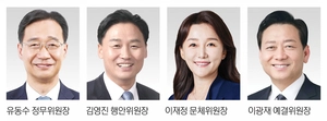 여당몫 상임위원장에 경기·인천 의원 4명 선출