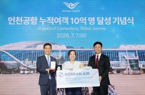 [화보] 인천공항 누적여객 10억 명 달성 기념식