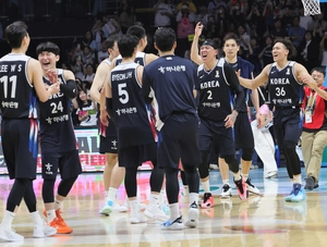 국제연맹 랭킹 56위 남자농구, 22위 일본에 역전승