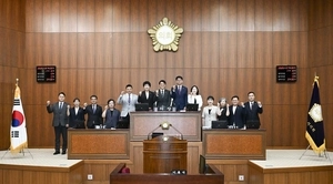 의정부시의회 전반기 원구성 마무리… 의장 조세일·부의장 빈미선