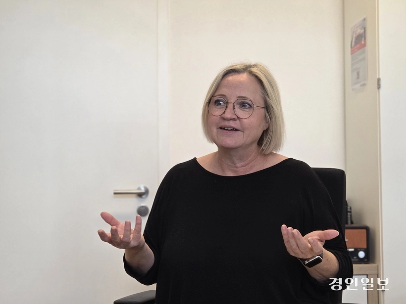 2021년 독일 대홍수 이후 피해지역인 아르바일러군에서 5년간 피해자 지원활동을 하고 있는 탄자 코니히(Tanja König) AWO Quartierstreff 센터장. /공지영기자 jyg@kyeonginc.om
