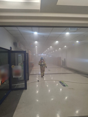 수원 아주대병원 지하에서 불…1천500명 대피