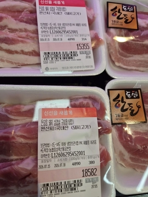 ‘공포의 삼겹살’ 밥상 물가 살 떨린다