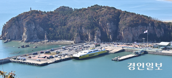 백령도 용기포항.  2021.10.28 / 경인일보DB