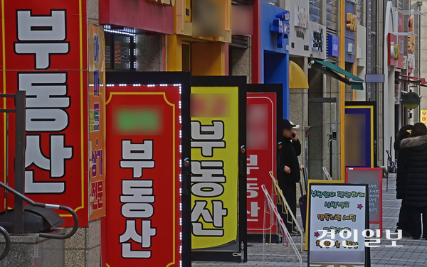 인천의 한 공인중개사무소 밀집지역 모습. /경인일보DB