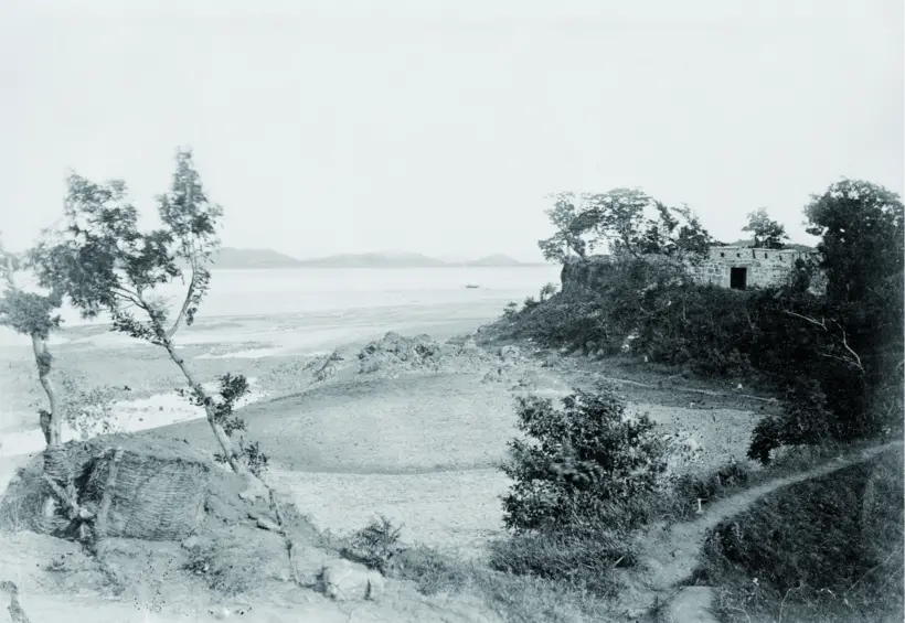 1871년 포격을 받기 전 초지돈대 전경. /강화역사문화연구소 제공