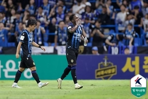 ‘제르소 동점골’ 인천 Utd, 전북과 1-1 무승부