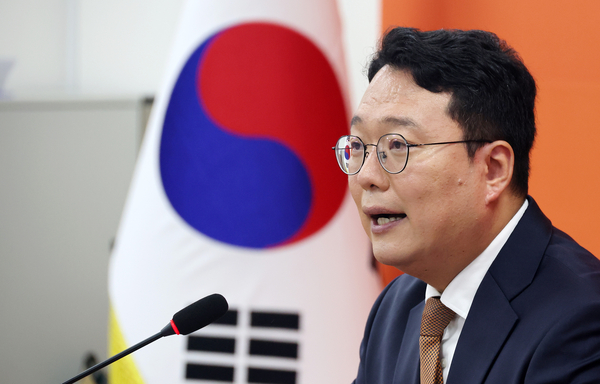 개혁신당 천하람 당 대표 권한대행 겸 원내대표가 31일 국회에서 열린 기자간담회에서 발언하고 있다. 2026.8.31 /연합뉴스