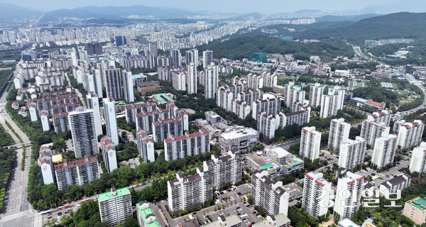 성남시 분당구 일대 아파트단지 모습. /경인일보DB