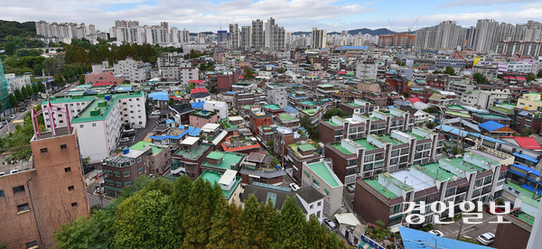 인천시 부평구 부개5구역주택재개발정비사업구역 일대 모습. /경인일보DB