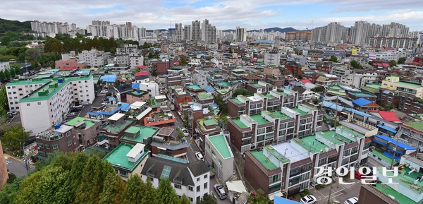 인천시 부평구 부개5구역주택재개발정비사업구역 일대 모습.  /경인일보DB
