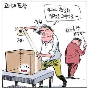 [경인만평] 과대포장