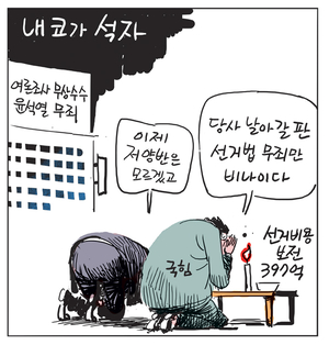 [경인만평] 내 코가 석자