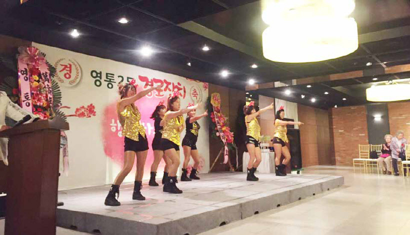 방송댄스 동아리 활동