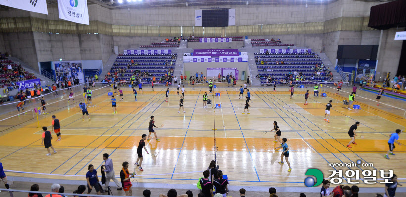 [화보]제17회 용인시·경인일보배 전국생활체육 오픈배드민턴대회