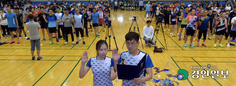 [화보]제1회 한국건강관리협회장배 배드민턴대회