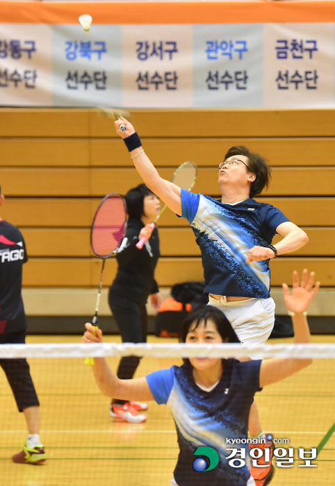 [화보]'2019 과천시·경인일보배 생활체육 전국 배드민턴 대회'