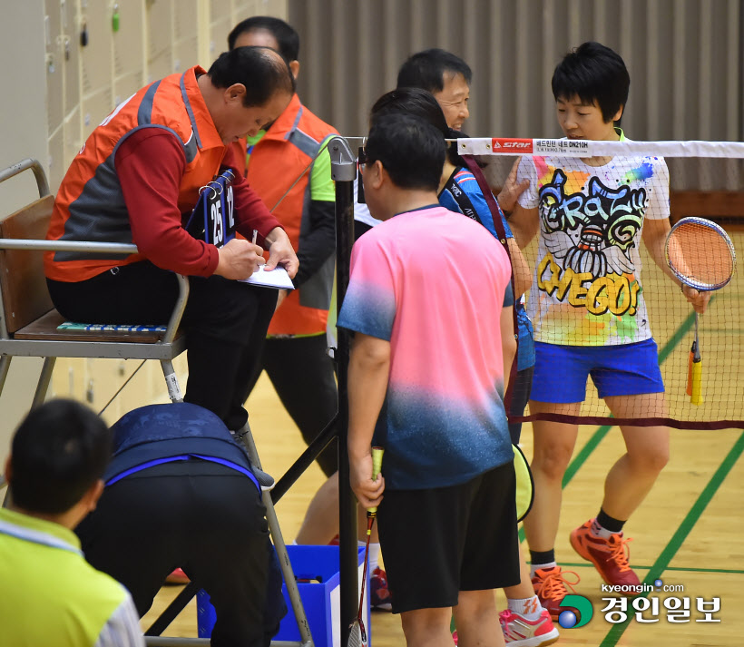 [화보]'2019 과천시·경인일보배 생활체육 전국 배드민턴 대회'