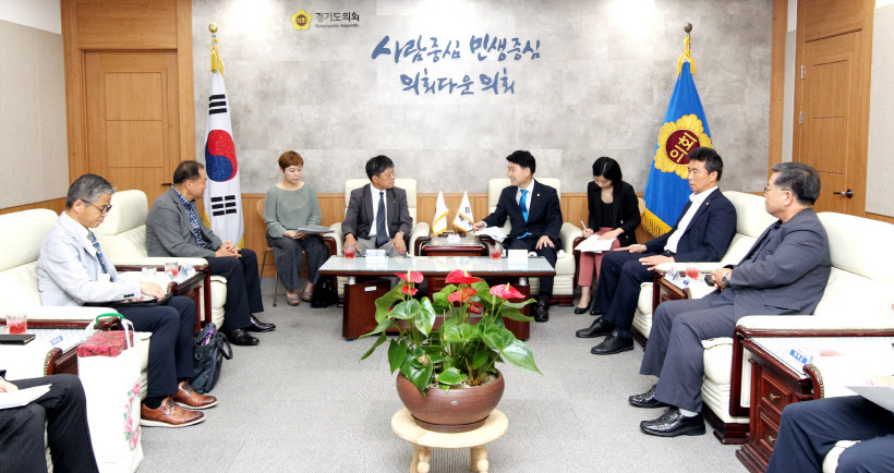 김원기 부의장, 일본 가나가와연합회 접견