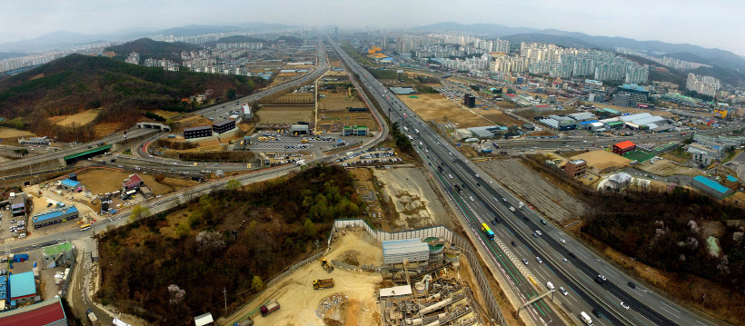 경기 용인 플랫폼 시티 대상구역 전경(보정동 일대)